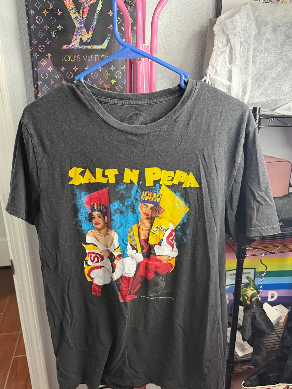 Salt-N-Pepa Graphic Black Crew T-Shirt